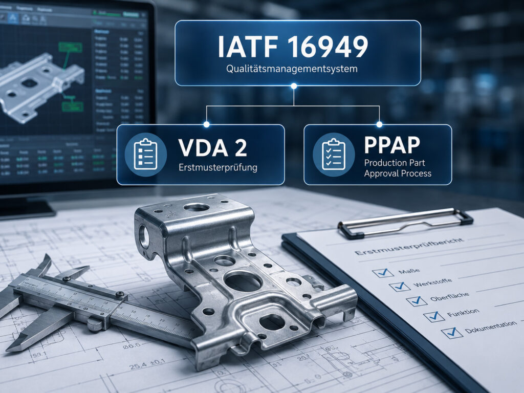 VDA 2 PPAP und IATF 16949 im Vergleich