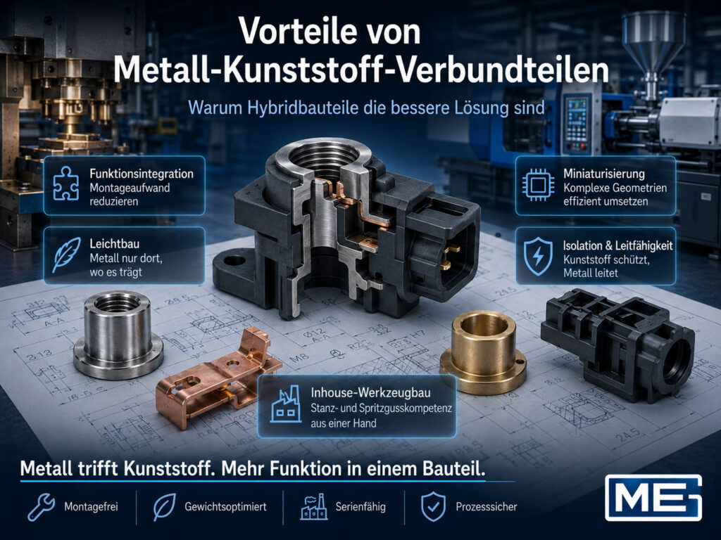 Warum Metall-Kunststoff-Verbundteile die bessere Lösung sind
